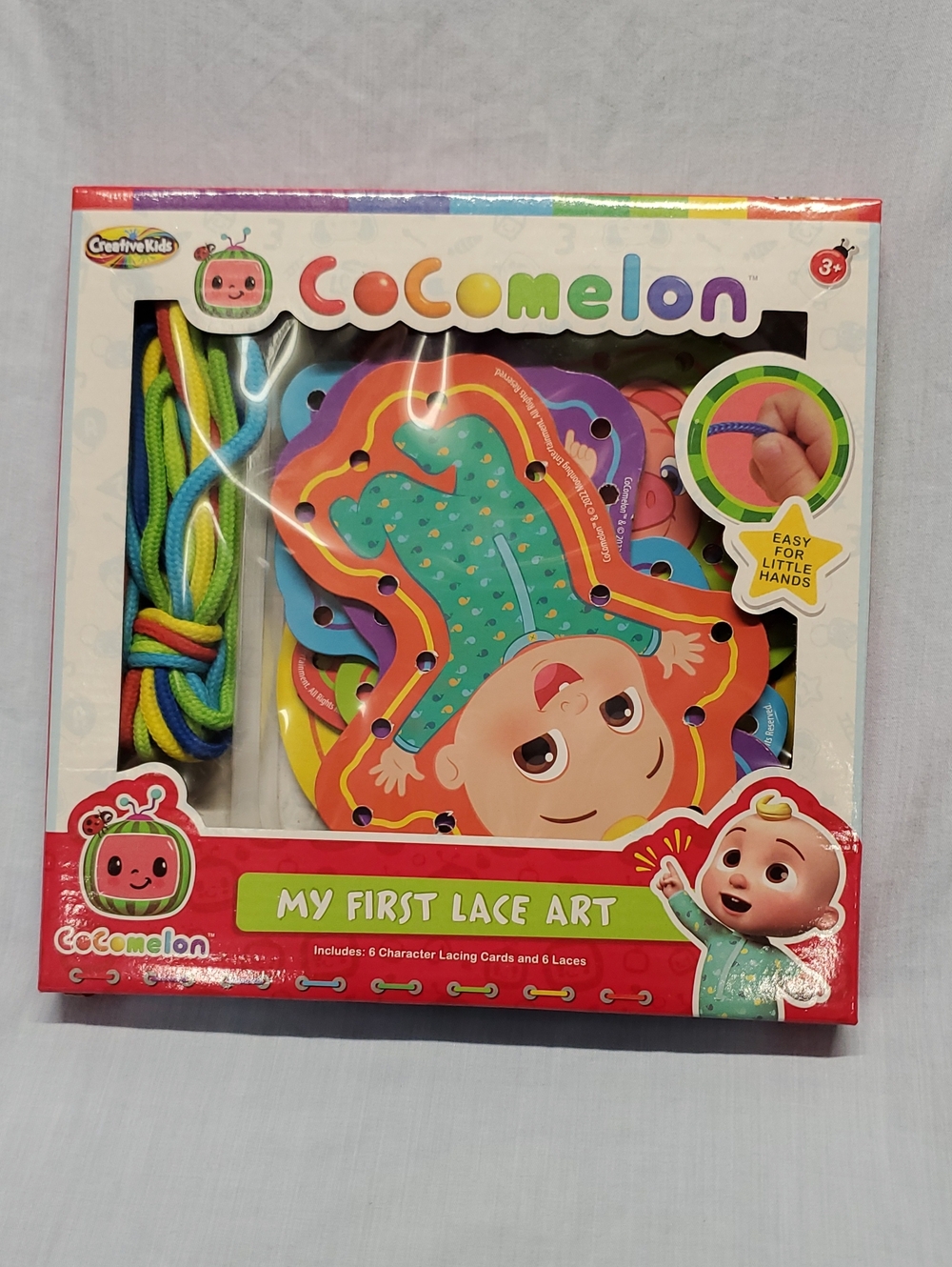 CoComelon My First Lace Art - Multicolor Lacing Toy for Kids